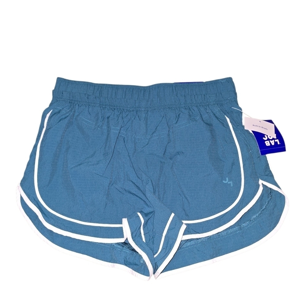 JoyLab Teal Women's Athletic Shorts, Built In Briefs, Small, NWT!!